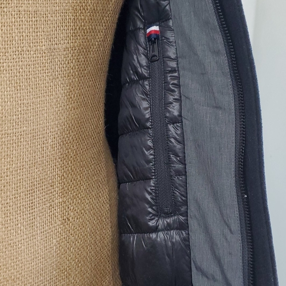 NWT Tommy Hilfiger Gray Melton Car Coat with attached Vest Size XL $275 - Picture 12 of 16